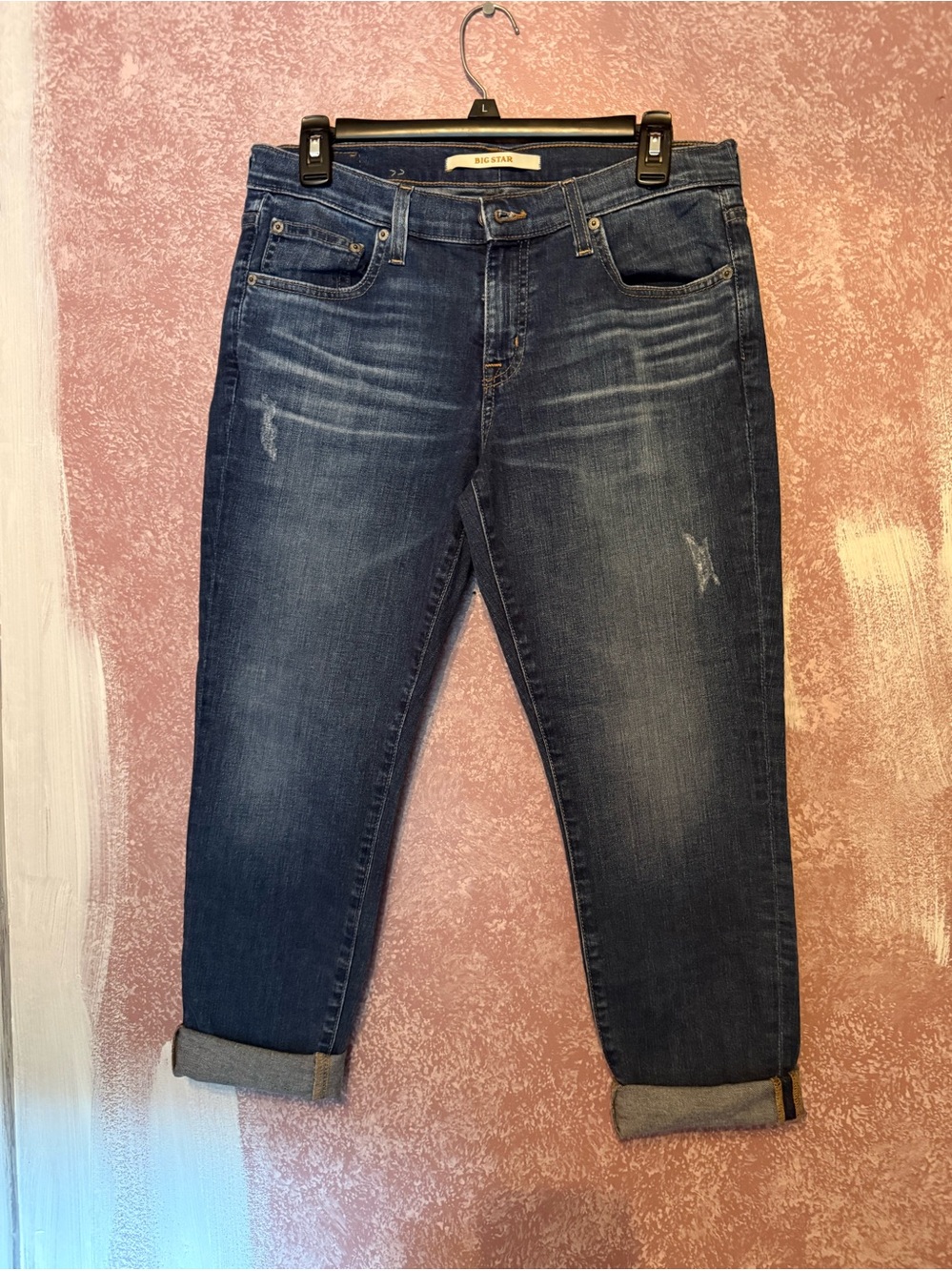 Big Star Women's Medium Blue Boyfriend Jeans. Size 30